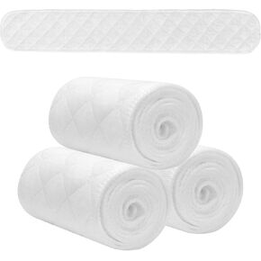 19.7 * 3in Under Bra Sweat Liners, Cotton Bra Sweat Liners Washable/Tummy Liners for Skin Folds for Women & Men