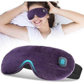 Cordless Heated Eye Mask for Dry Eyes，Washable Warm Eye Compress Mask for Stye Eye Treatment,Cornea Care Rest Self Electric Eyes Heating Pad Office Napfor Travel，Relief Blepharitis, Chalazion, MGD
