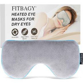 Microwave Activated Thermal Eye Masks for Dry Eye,Styes and Eyestrain,Eye Masks Provide Comfortable Heat Therapy for Effective Eye Relief, Gray