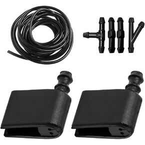 2 PCS Front Windshield Washer Nozzles, Windshield Wiper Nozzle Spray Jet Fits 2016-2018 Sprinter 3500, Windshield Arm Nozzle Replaces 2E1955985 2E1955986, Car Accessories