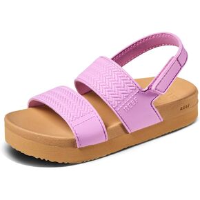 Reef Girls Kids Water Vista Sandal, Taffy, 4 Big