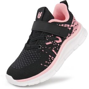 Tobfis Boys Girls Kids Arch Strap Strap Athletic Running Tennis School School Shoes Sneakers Walking Better للأقدام المسطحة (طفل صغير/صغير/كبير)