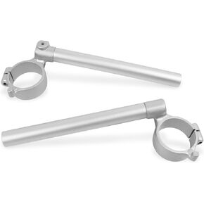 50mm Aluminum Fork Clip ons Handle Bars Motorcycle Handlebars Clip On Replacement for Suzuki GSXR600 GSXR750 K6 K8 2006-2010