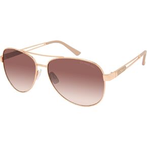 U.S. Polo Assn. Womens Pa5081 Metal Uv400 Protective Aviator Sunglasses. Classic Gifts for Women, 60 Mm Pilot Sunglasses