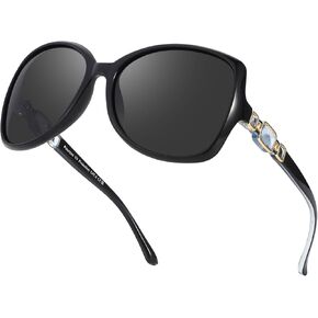 FIMILU Sunglasses for Women, Polarized Retro Stylish Sunglasses Oversized Trendy Sun Glasses UV Protection for Vacation 5203