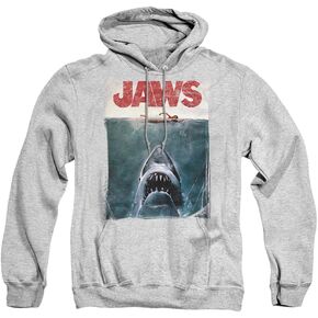 Popfunk Classic Jaws Shark Movie Poster & Quint Pullover Hoodie Sweatshirt