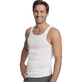 Hanes Men's 8-Pack FreshIQ A-Shirt, White, Medium in Saudi Arabia
