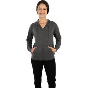 Cottonhood Lightweight Hoodies for Women, Zip Up Hoodie – Soft Jersey Long Sleeve, Hooded Sweatshirt