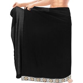 LA LEELA Men's Swimwear Cover Up Summer Pareo Sarong