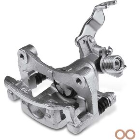 A-Premium Disc Brake Caliper Assembly with Bracket Compatible with Select Nissan Models - Sentra 2004 2005 2006, L4 2.5L - Rear Left Driver Side