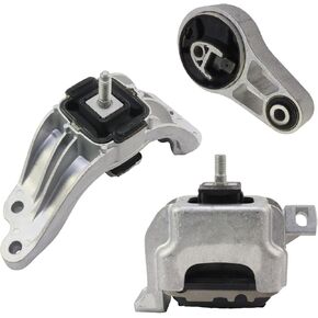 3Pcs Engine Motor & Transmission Mount Kit for MINI Cooper R55 R56 R57 R58 R59 R60 R61 2007 2008 2009 2010 2011 2012 2013 2014 2015, Replaces 22116778645 22316784357 22116783094