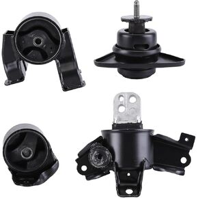4PCS محرك محرك MOTTAL و TRAND MOUNT لعام 2007-2010 HYUNDAI ELANTRA 2.0L استبدال النقل التلقائي (7161 ، 7148 ، 7167 ، 7155)