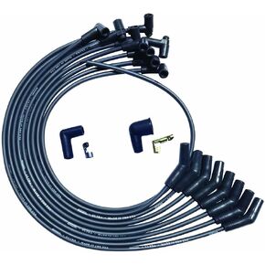 MOROSO 51042 ULTRA Series Black Spark Plug Wires ، Big Block Chevy ، Over Valve Tover Rounding ، 135 درجة قابس ، موزع HEI