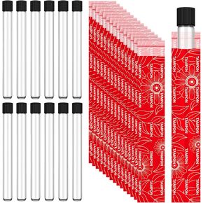 84 PCS مجموعة الساقين: 12 أنابيب بلاستيكية قابلة لإعادة الاستخدام و 72 مغلفات قابلة لإعادة الاستخدام للنساء ، أبيض ، بلاستيكي ، مصقول