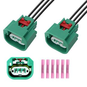 HiSport Headlight Connector Wiring Harness Replace Compatible 68064997AA with Chrysler Jeep Headlight Daytime Running Lamp Parking Light H13