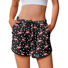 Ekouaer Womens Pajama Shorts Elastic Waist Sleep Shorts Stylish Lounge Shorts Casual Comfy Sweat Shorts Women Pj Shorts