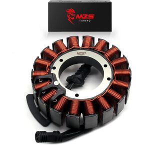 MZS Motorcycle Electric Stator Coil 29900042 Compatible With Road Glide 17-22 / Road King 17-22 / Street Glide 17-22 / Electra Glide 19-22 / Softai 18-22 / Freewheeler 17-22 / Tri Glide Ultra 17-22