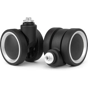 Luggage Replacement Wheels, 2 Pcs Universal Suitcase Double-Row Wheels for DIY Repair Spare Suitcase Casters Replacement Luggage Parts, VLN-A39