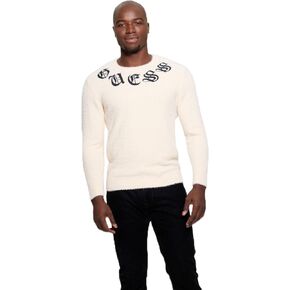 GUESS Men's Eddy Gothic Logo Sweater
