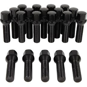 SCITOO 20Pcs 14x1.25 Extended Lug Bolts Shank 40mm Overall 64mm Conical Seat Wheel Lug Studs Fit for 220i 228i 228i xDrive 230i 230i xDrive 235i 320i 320i xDrive 328d 328d xDrive 328i GT xDrive