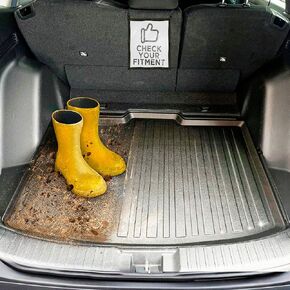 Premium Cargo Liner for Honda CR-V (Lower Deck) 2023-2025 -100% Protection - Custom Fit Car Trunk Mat - Easy-to-Wash & All-Season Black Cargo Mat - Laser Measured Trunk Liners for Honda CR V
