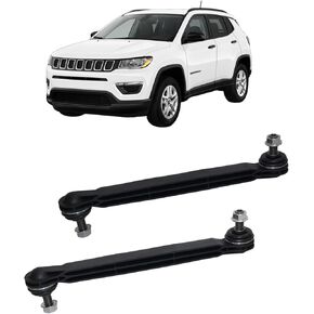 Sway Bar Stabilizer Link Set Compatible with Fiat 500X 2016-2019, Compass 2019-2023, Renegade 2015-2021, Pair Front Driver&Passenger Side Sway Bar Link