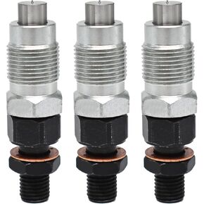 munirater 3-Pack Fuel Injectors Replacement for Kubota D722 D782 D902 Engine 16001-53000