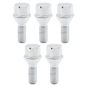 6511051AA 5Pcs Stock Wheel Lug Bolt M12x1.25, Wheel Lug Bolts 19mm Hex 28mm Shank 2.45 inch Length Replacement for Jeep Cherokee 2014-2022, Compass 2018-2022, Renegade 2015-2022