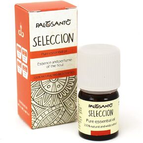 PALOSANTO - Palo Santo Essential Oil from Perù - Seleccion - Pure Organic Essential Oils for Diffuser - Palo Santo Oil Ideal for Aromatherapy and Stress Relief - 2,5 ml