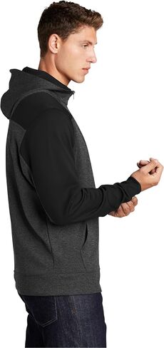 SPORT-TEK Men's Colorblock Tech Fleece 1/4 Zip in Kuwait