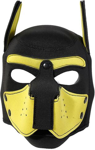 Pup Mask Adult The Dog Face Free Size Removable Neoprene Mask with Ten Colors in Saudi Arabia