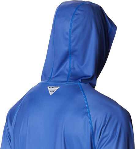 Columbia Men's Collegiate Super Terminal Tackle Hoodie, FLA - Azul Gradient Print, Large in Saudi Arabia