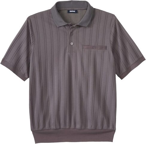KingSize Men's Big & Tall Banded Bottom Polo Shirt in Saudi Arabia