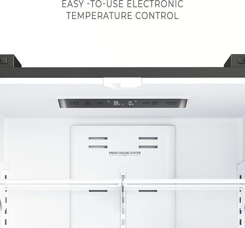 KoolMore RS-FR22 عمق عداد 22.5 قدم مكعب ثلاجة بباب فرنسي مع صانع ثلج أوتوماتيكي ثلاجة من الفولاذ المقاوم للصدأ، فضي in Saudi Arabia