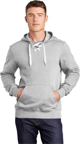 Sport Tek Men's Lace Up Pullover Hooded Sweatshirt in Kuwait
