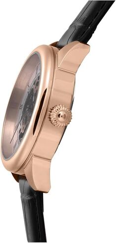Invicta Men's Specialty Stainless Steel Mechanical-Hand-Wind Watch with Leather Calfskin Strap, Black, 21 (Model: 23537) in Saudi Arabia