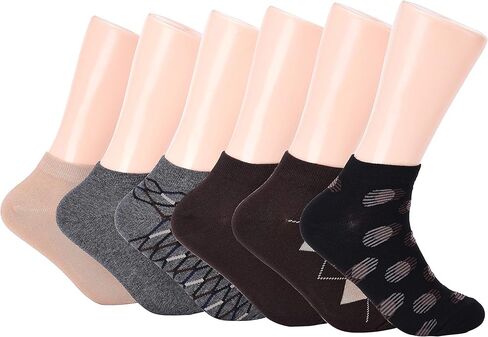 Mio Marino Mens Low Cut Ankle Socks - Premium Moisture Control - Cotton Cushioned with Arch Support in Kuwait