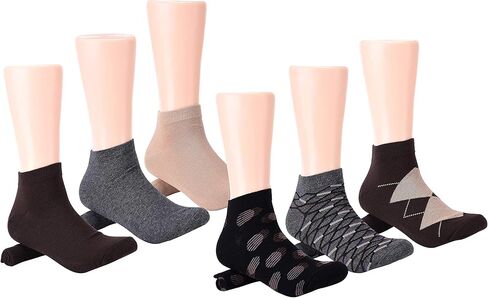 Mio Marino Mens Low Cut Ankle Socks - Premium Moisture Control - Cotton Cushioned with Arch Support in Kuwait