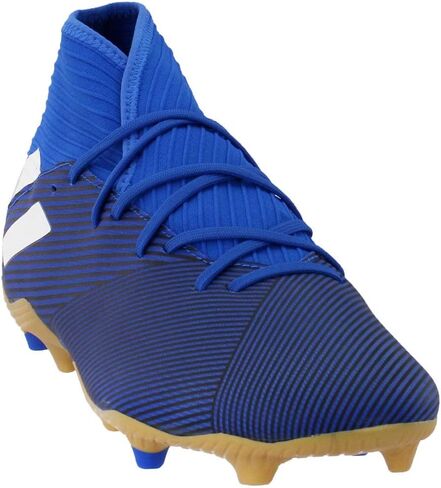 Adidas Mens Nemeziz 19.3 Fg Soccer Shoes Blue/White/Black 9.5 in Saudi Arabia
