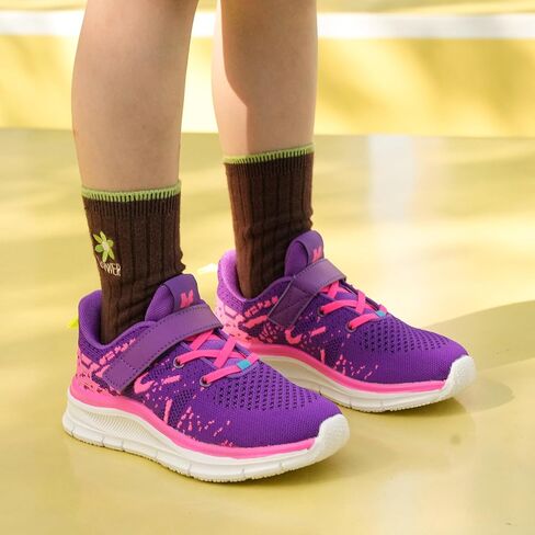 Tobfis Boys Girls Kids Arch Support Strap Athletic Running Tennis School Shoes Breathable Walking Sneakers Better for Flat Feet (Toddler/Little/Big Kid) in Saudi Arabia