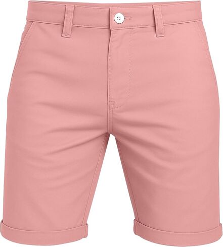 Mens Chino Shorts Casual Cargo Combat Flat Front 100% Cotton Half Pant in Kuwait