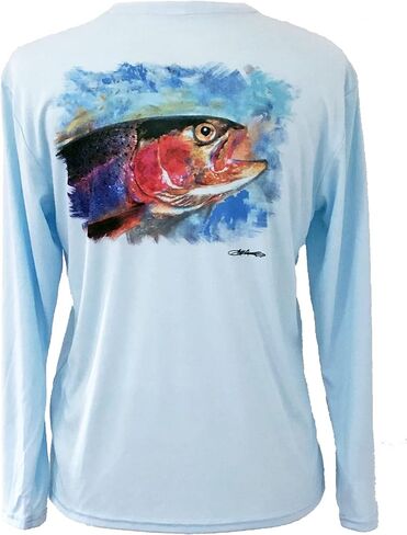BeAFish Performance Fishing Shirt, Sun Protection and Moisture Wicking Technology, UPF 25 in Saudi Arabia