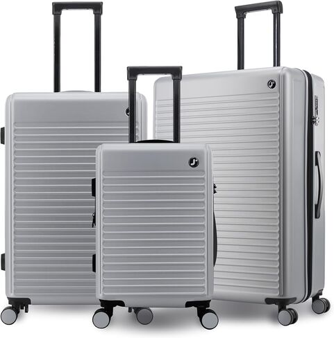 JWORLD NEW YORK Luggage Spinner Wheels. Expandable Hard-Side Suitcases, Misty Purple, 3-Piece Set in Saudi Arabia