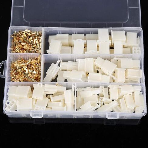 380pcs موصل الأسلاك التلقائية 2 3 4 6 دبوس 2.8 ملم الموصل الطرفي الأسلاك الكهربائية للذكور للسيارة والدراجة النارية والقارب in Kuwait