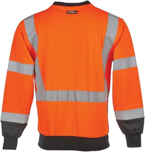 J. J. Keller & Associates, Inc. High Visibility Unisex Crew Neck Sweatshirt, ANSI Class 3, SAFEGEAR in Saudi Arabia