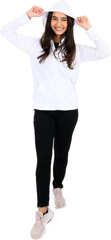 Cottonhood Lightweight Hoodies for Women, Zip Up Hoodie – Soft Jersey Long Sleeve, Hooded Sweatshirt in Saudi Arabia