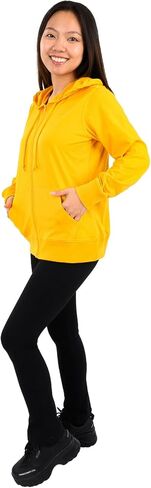 Cottonhood Lightweight Hoodies for Women, Zip Up Hoodie – Soft Jersey Long Sleeve, Hooded Sweatshirt in Saudi Arabia
