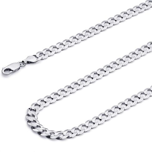 Wellingsale 14K Solid Gold Cuban Link Curb Chains (Select Options) in Saudi Arabia