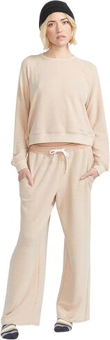 Volcom Women's Lived in Lounge Frenchie Elastic Waist Sweatpants in Saudi Arabia