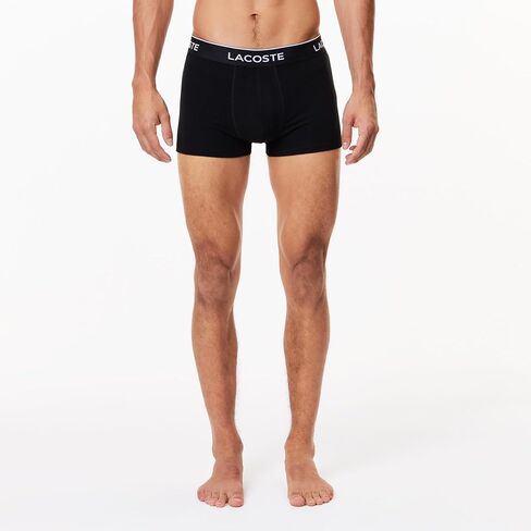 Lacoste Men's 3 Pack Casual Trunks, Multicoloured, M in Saudi Arabia